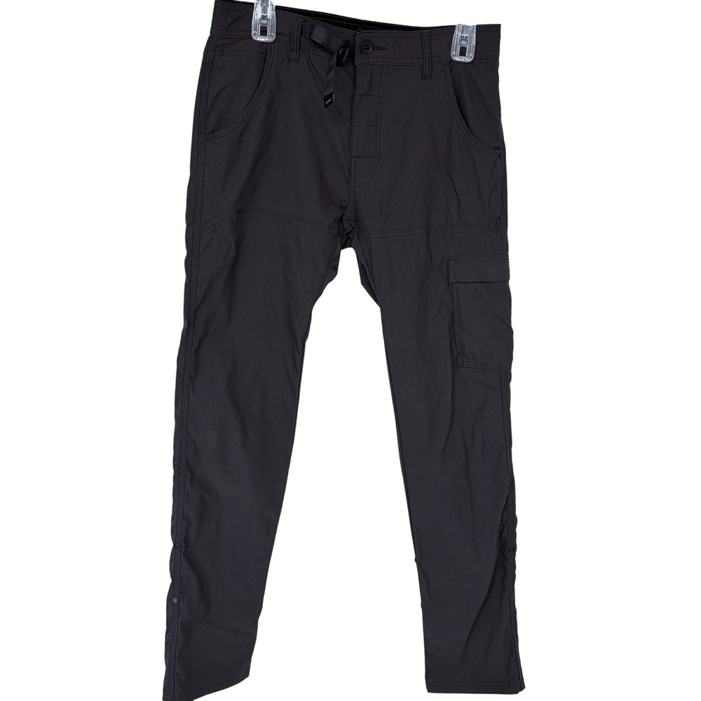 prAna‎ Hiking Cargo Pants 30x34 Women's Slim Fit Gray Outdoors Camping Gorpcore